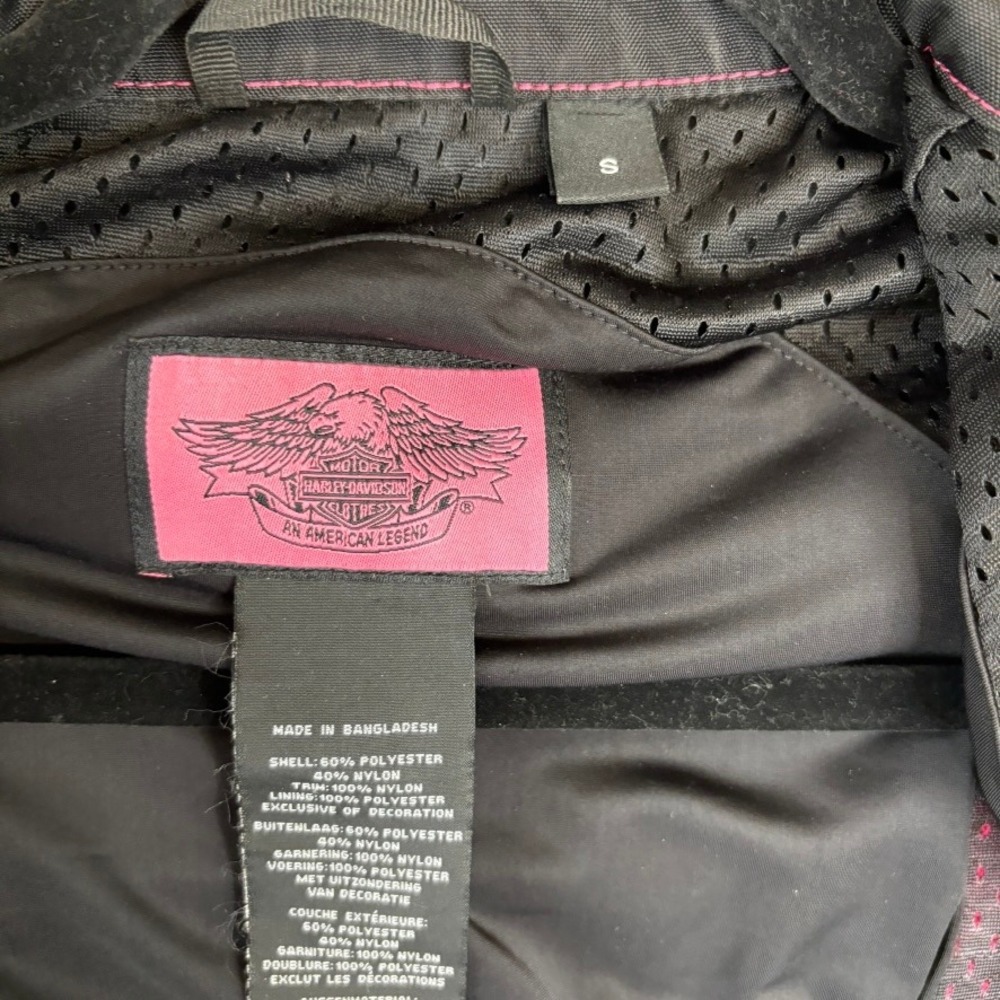 Harley Davidson Womens‎ Riding Jacket Size Small Pink Motorcycle Biker - Picture 9 of 11